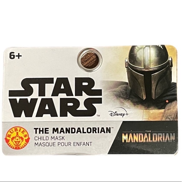 Rubie's STAR WARS The Mandalorian child’s half mask NWT - Picture 6 of 7
